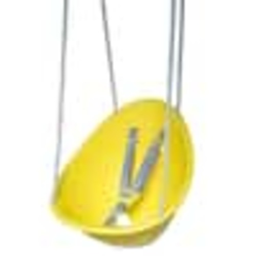 FLYBAR Yellow Baby Swing, Comfy 3- Point Adjustable
