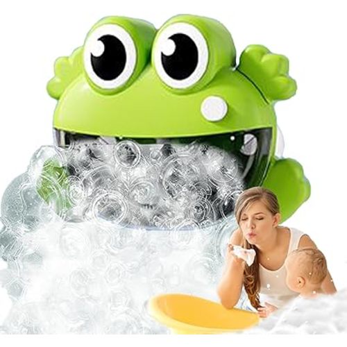 Bubble Machine for Bath Tub - Cute Frog Bathing Toys for bathtimee | babyy Bathtub Bubble Machine Maker | Animal bathtimee Shower Toys for babyy Boy Girl