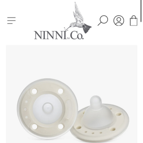 Ninni Pacifier Creme 2 Pack