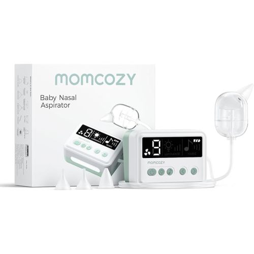 Momcozy Nasal Aspirator for Baby, 【Hospital-Grade】 70 KPa, 9 Levels
