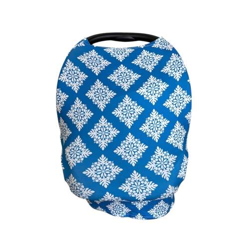 Blue Heritage Quilt Car Seat Cover