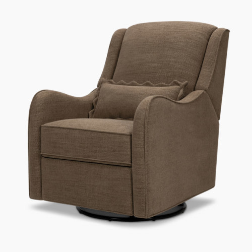 Devon Recliner and Swivel Glider - Performance Truffle Eco-Basketweave