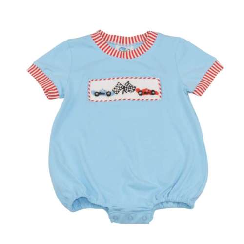 Hand Smocked Race Car Bubble