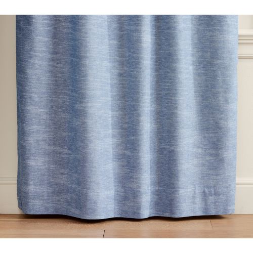 Evelyn Linen Kids Blackout Curtain | Pottery Barn Kids