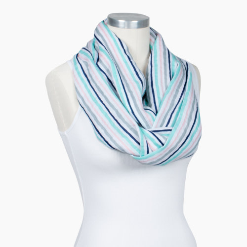 Bebe au Lait Muslin Nursing Scarf - Candy Stripes