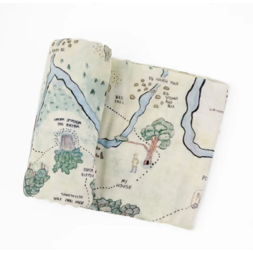 Hundred Acre Wood Swaddle Blanket