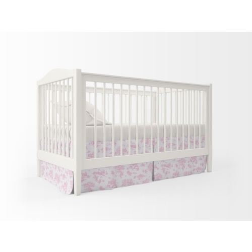 Storyland Toile Crib Skirt | Maison Nola