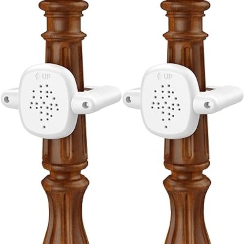 Baby Gate Banister Adapter：2Pcs Baby Stair Gate Kit Stair Post Fitting Kit Babys Gates for Stairs, Safety Stair Adapter Fit for Stair Gate Against Stairs Posts (Not Include The Gate)