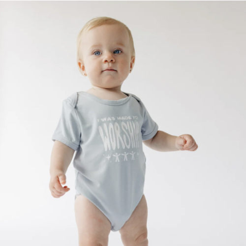 Made To Worship Onesie | Christian Baby Clothing | Elevated Faith