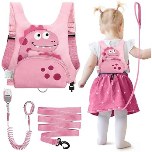 Dr.meter 3 in 1 Toddler Harness Leash with Key Lock for Boys Girls