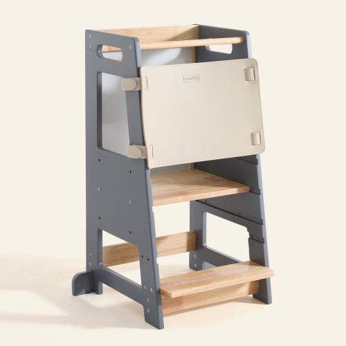 HARPPA Nordo | Safe & Stable Montessori Toddler Kitchen Wooden Tower - Perfect for Cooking & Learning, Counter Helper, Kitchen Tower, Gift for 2 Year Old