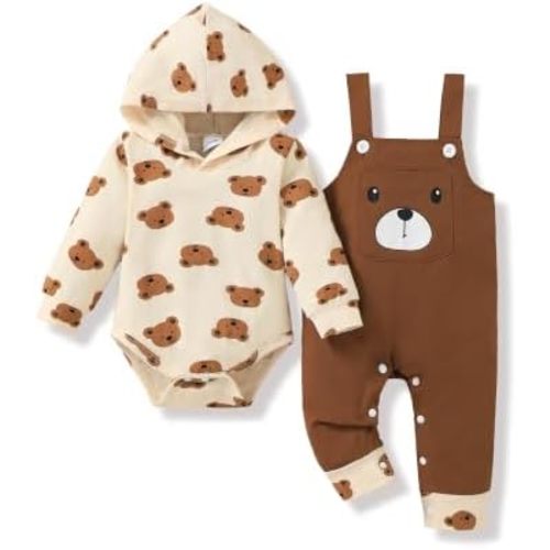 Baby Boy Clothes Newborn Outfit Infant Romper Fall Winter Jumpsuit Animals Overalls Pants Gifts 0-18 Months