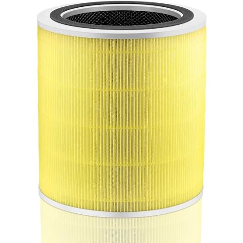 Core 400S Pet Care Replacement Filter for LEVOIT Core 400S Smart WiFi Air Purifie-r, 3-in-1 Activated Carbon Filter, Core 400S-RF-PA (LRF-C401-YUS), 1 Pack, Yellow