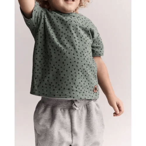 Toddler Relaxed Tee in Dot Print - Olive - Otter Avenue | Carter's