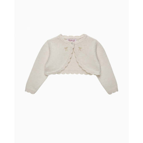 Baby Maria Embroidered Bolero Cardigan | Trotters London – Trotters Childrenswear USA