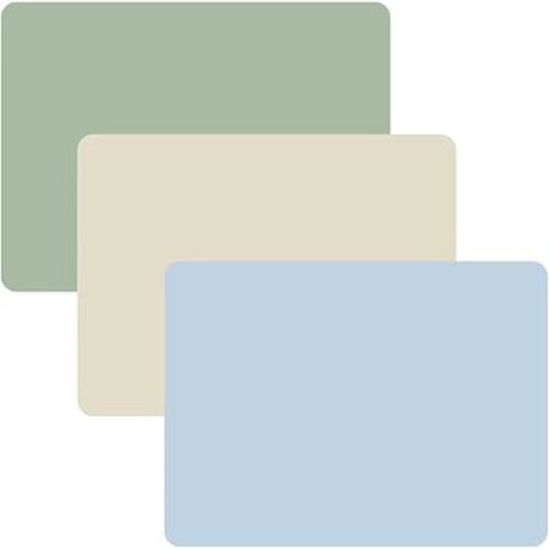 PandaEar 3 Pack Silicone Mats for Crafts, Resin Casting, Jewelry Making, Play Dough, & Art Supplies, Nonstick Heat-Resistant Large Sheets for Crafting, 15.7"x 11.8"