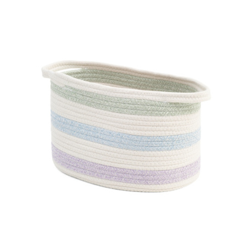 8in Cotton Rainbow Oval Storage Bin | Kids & Baby | Marshalls