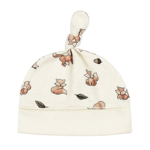 Foxy | Organic Knotted Hat Preemie-NB