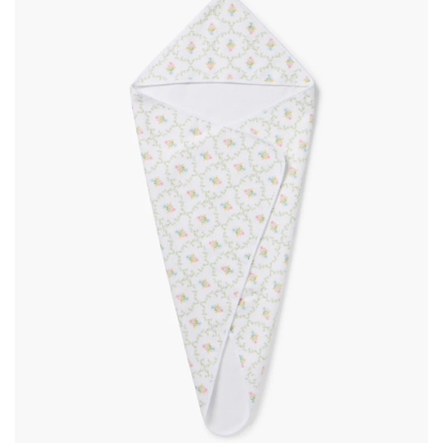 Hooded Towel - Pastel Trellis