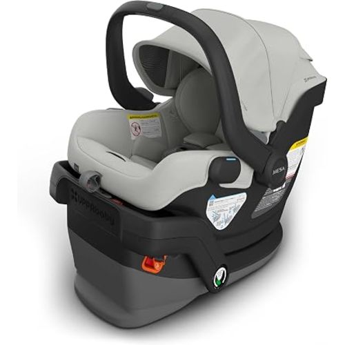 UPPAbaby Mesa V3 Infant Car Seat with Base, Insert & SmartSecure - Savannah