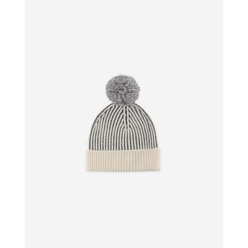 Beanie Midnight Stripe – Quincy Mae