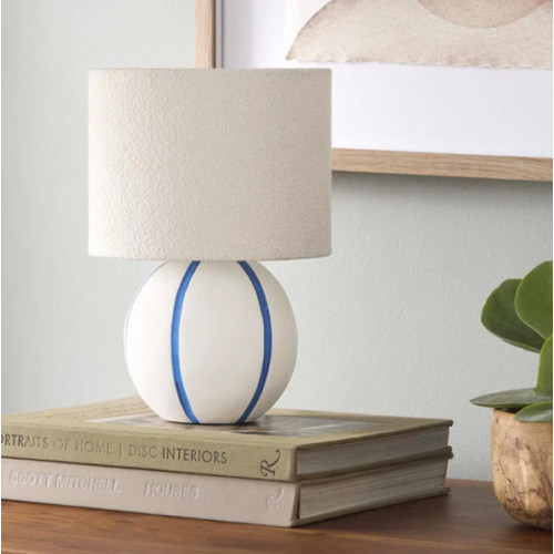 Dakota Fields Kowal Kinki Table Lamp | Wayfair - Cream/Navy