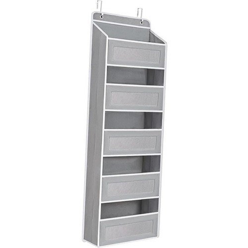 5 Shelf Hanging Door Organizer Over the Door Organizer Storage with 5 Large Capacity Pockets