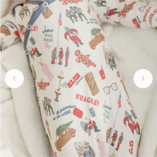 Newborn Knotted Gown - A Christmas Story