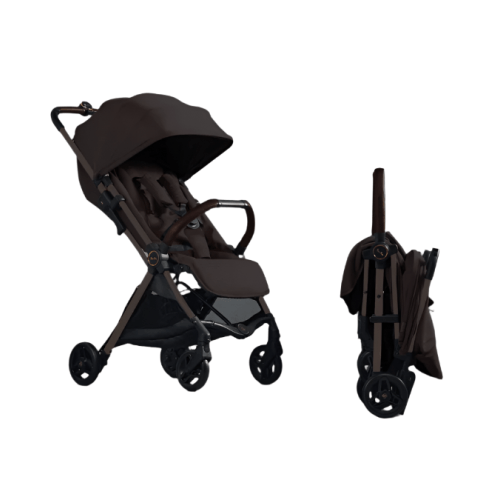Silver Cross Jet 5 Super Compact Stroller, 2024, Ganache