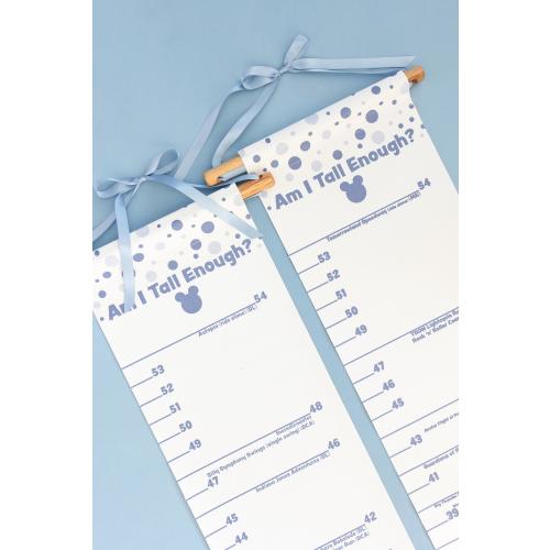 Blue Ride Height Growth Chart Disneyland OR Disneyworld