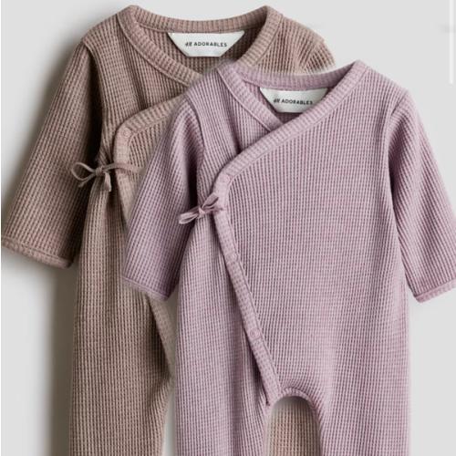WAFFLED COTTON JUMPSUIT