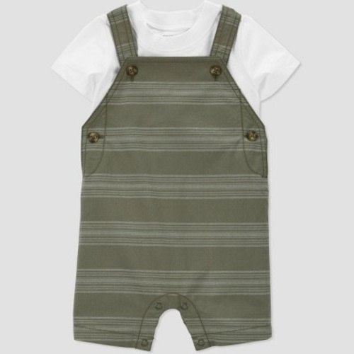 Carter's Just One You®️ Baby Boys' Striped Top & Bottom Set - Green
