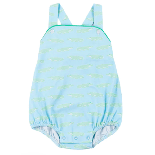 A Little Snappy Silas Sunsuit | Posh Tots Children's Boutique