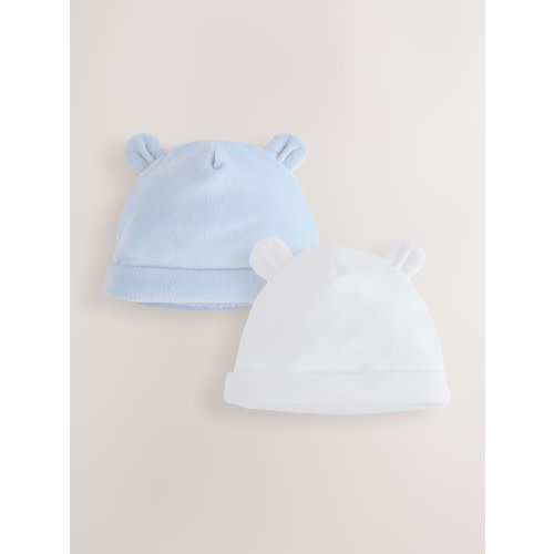 Buy Blue and White Beanies 2 Pack (0-12mths) from Next USA