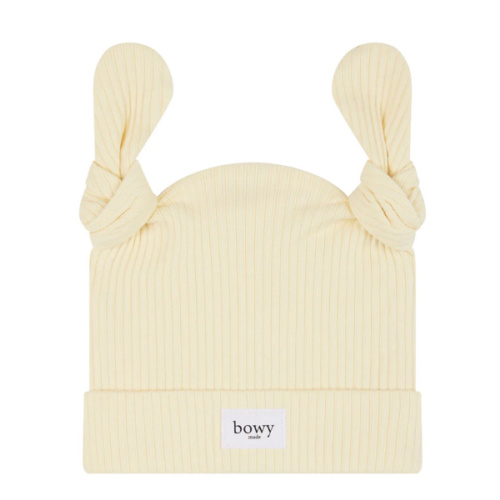 Double Knot Beanie - Lemon