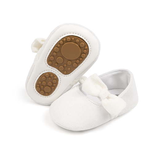 HsdsBebe Baby Girls Dress Shoes Infant Mary Jane Bowknot Soft Sole Shoes for Newborn First Walker