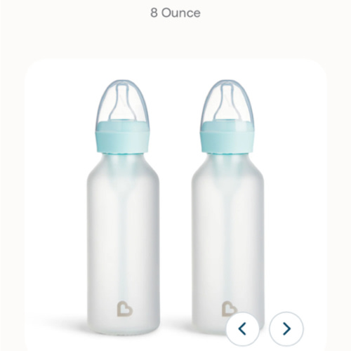 Bond® Silicone Glass Bottle 4oz or 8oz, 2pk | Munchkin