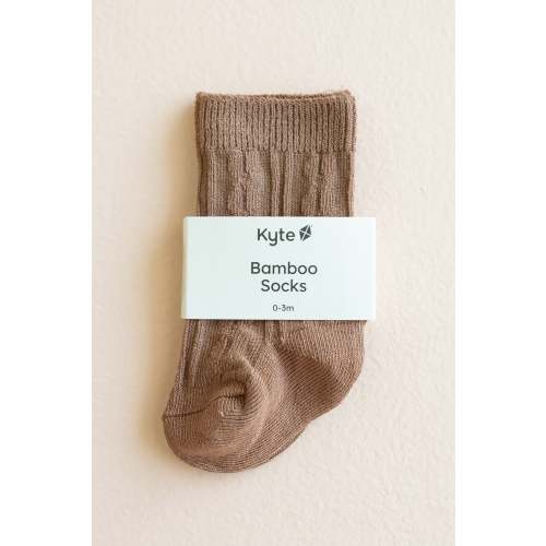 Knee High Socks in Latte