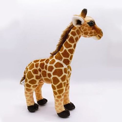 GracesDawn Brown Giraffe Doll, Large Stuffed Animal Giraffe, Suitable for Jungle Theme, Decoration, Hug, Ideal Gift for Children 12.5 inches high