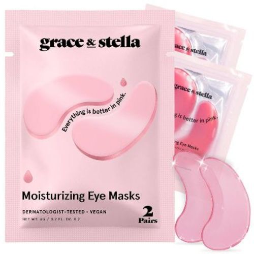 Grace & Stella Under Eye Mask - Pink - 2ct