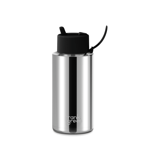 Chrome Ceramic Reusable Bottle - 34oz / 1,000ml – frank green North America