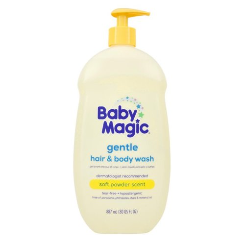 Baby Magic Gentle Hair & Body Wash , 30 Oz. , Calendula Oil & Coconut Oil , Tear-Free, Free Of Parabens, Phthalates, Sulfates And Dyes