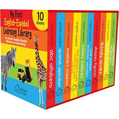 My First English - Español Learning Library (Mi Primea English - Español Learning Library) : Boxset of 10 English - Spanish Board Books