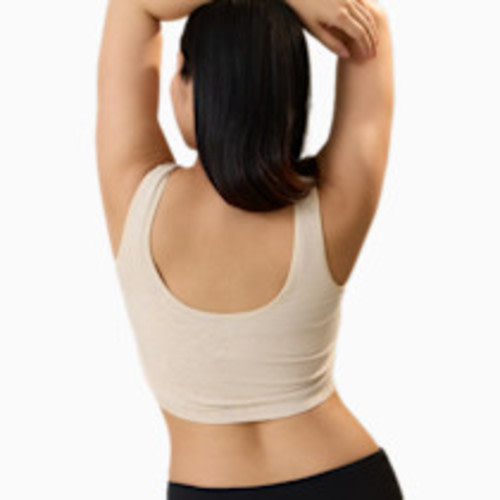 Kindred Bravely Sublime Bamboo Scoop Neck Maternity & Nursing Longline Bra Top - Oatmeal Heather, Large