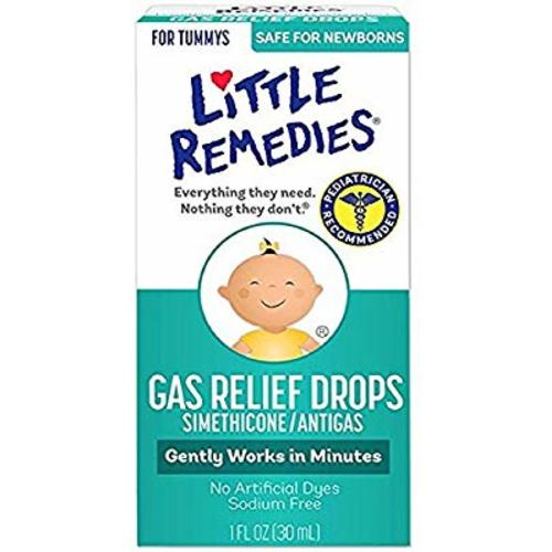 Little Remedies Gas Relief Drops | Natural Berry Flavor | 1 oz. | Pack of 1 | Gently Works in Minutes | Safe for Newborns - 1 Fl Oz (Pack of 1) - 1 Oz