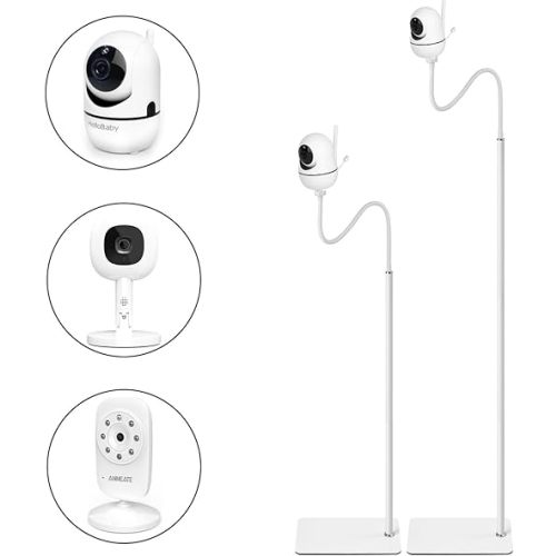 68.8" Adjustable Height Baby Monitor Floor Stand Holder for HelloBaby HB6550/HB65/HB6558/HB66/HB248,Nanit Pro Smart Baby Monitor & Flex Stand,ANMEATE SM935E/SM650,Bonoch Baby Camera