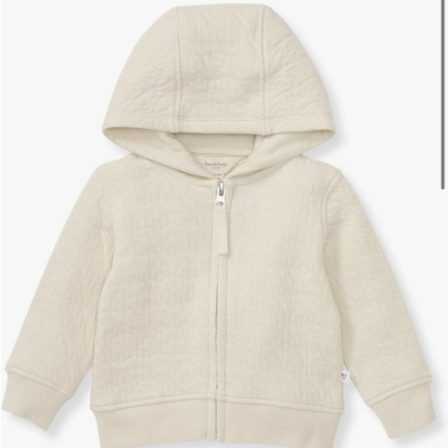 Burt's Bees Baby Unisex Jacket, Lightweight Zip-up Sweatshirt Hooded Coat or Vest, Organic Cotton