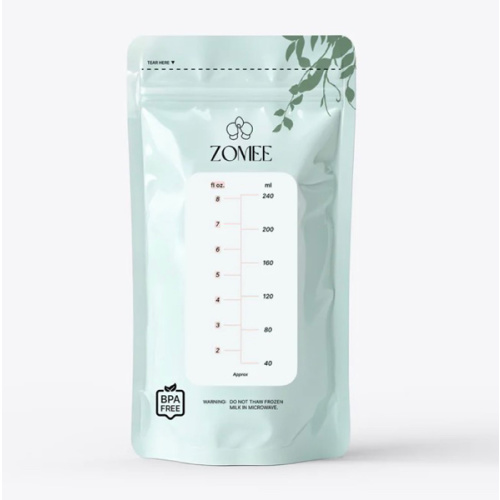 Zomee Milk Storage Bags | Leak-Proof and Freezer-Safe