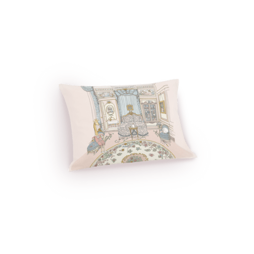 Satin Cushion - French Bedroom