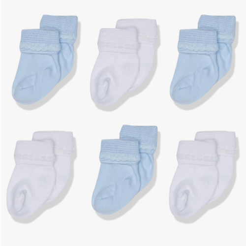 Jefferies Socks baby-boys Newborn Bubble Stitch Rock-a-bye Bootie 6 Pair Pack